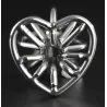 Generique Plug en métal Heart Line L 8 x 4.2cm